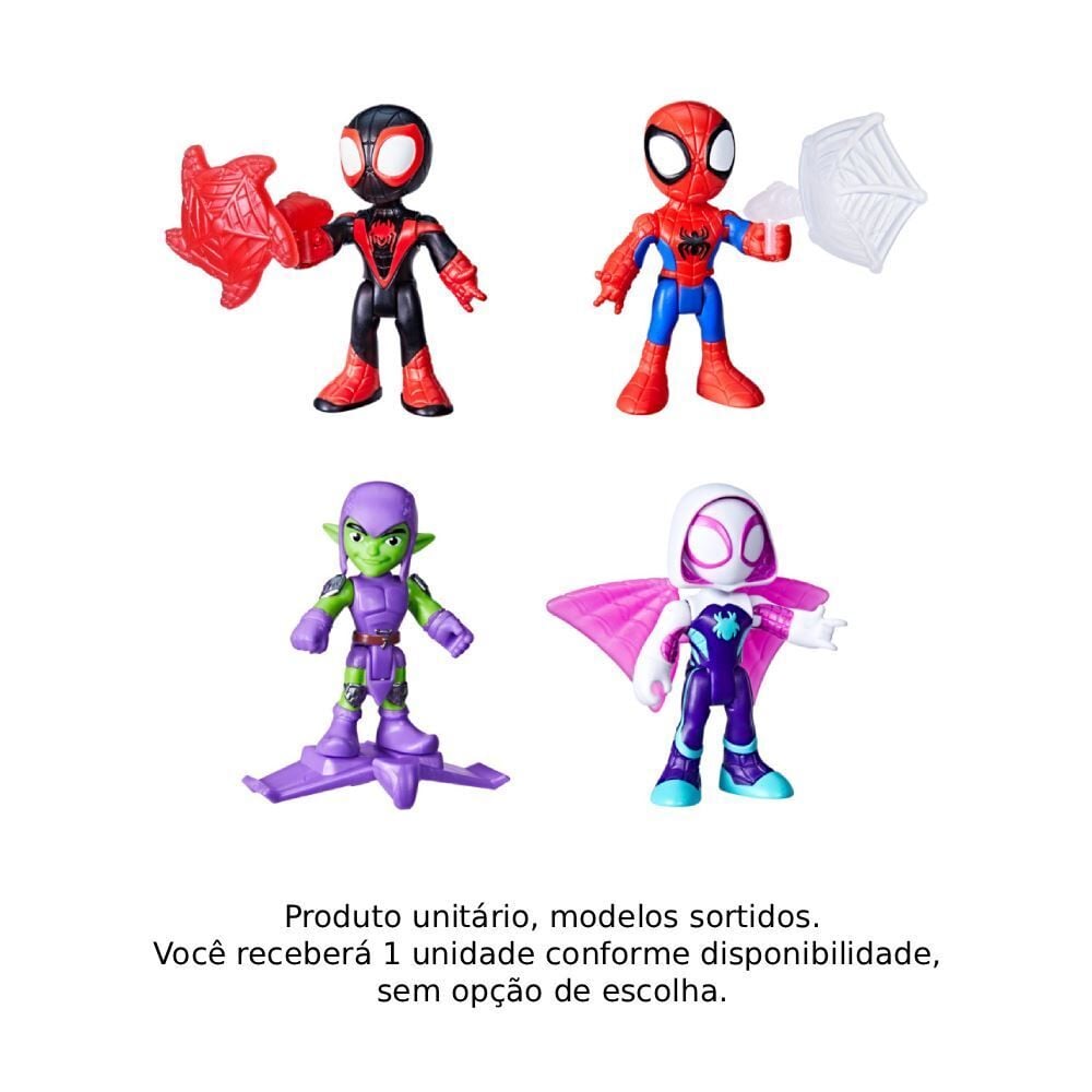 Mini Boneco Spidey e Seus Amigos Incríveis Hasbro - Sortido
