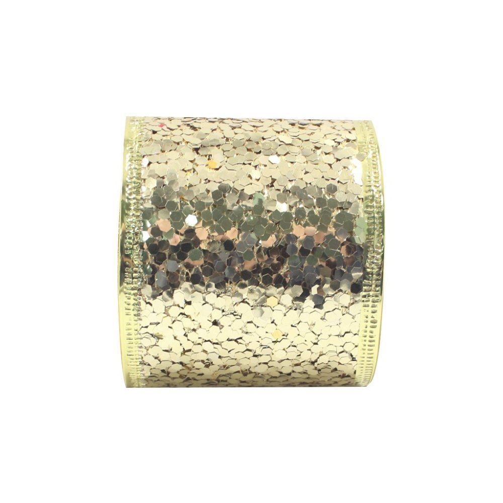 Fita Natalina 5 M X 6,3 Cm Dourado Havan Casa - Sortido