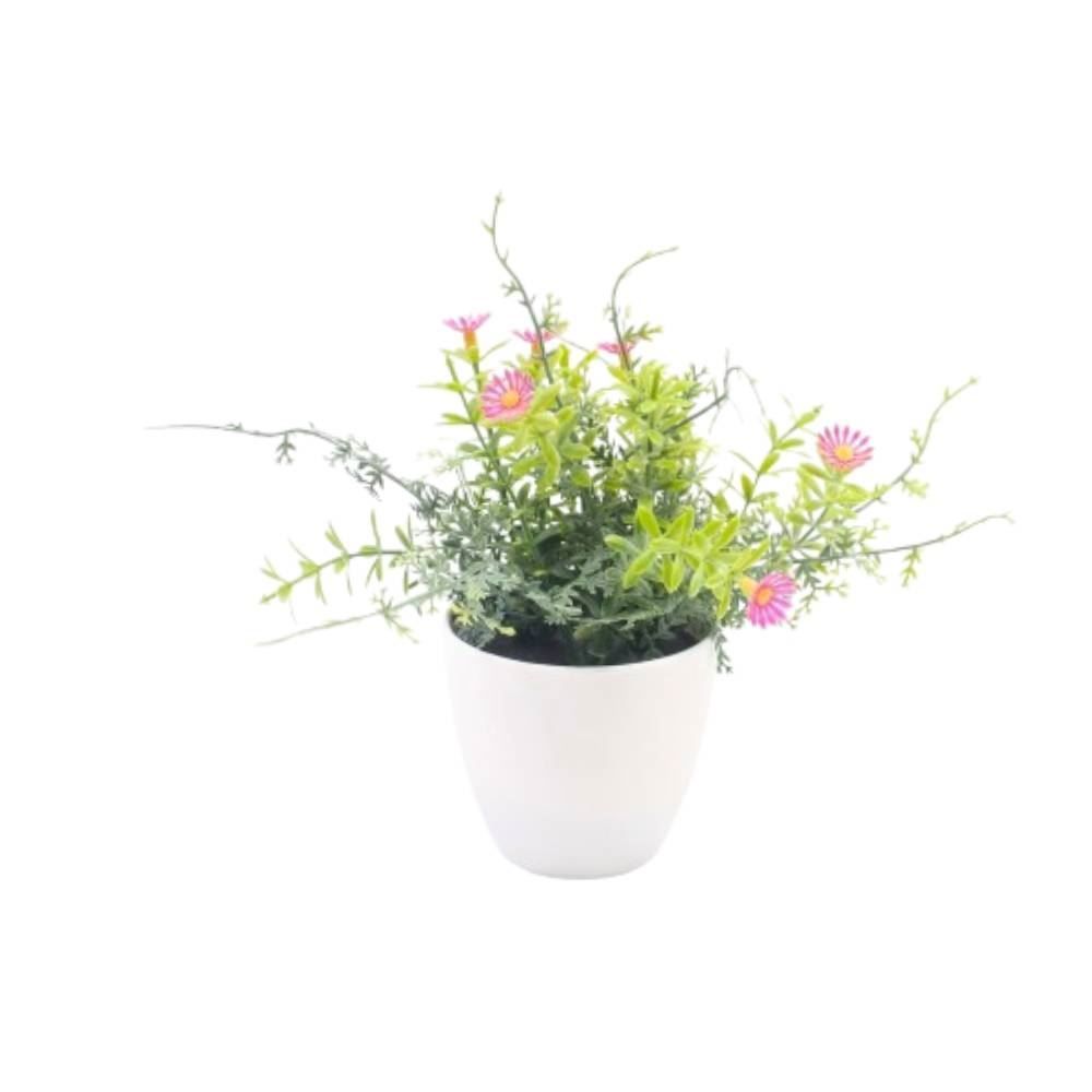 Flor Artificial Com Vaso Havan Casa 17Cm - Sortido