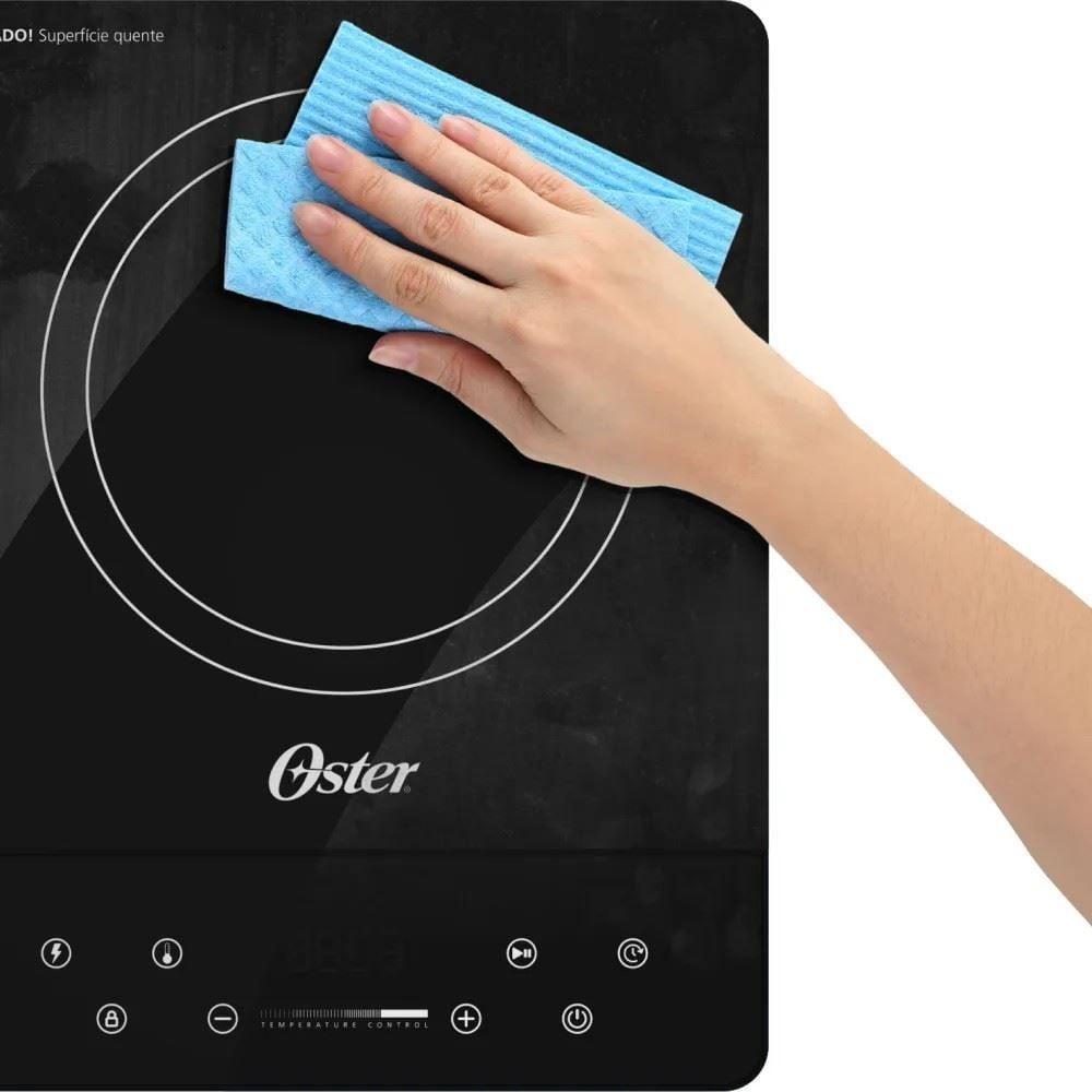Fogão Cooktop de Indução 1 Boca Oster Touch Screen Portátil OTOP100