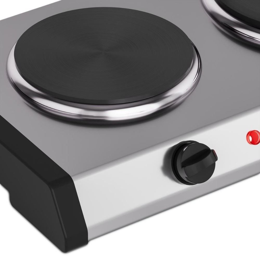 Fogão Elétrico Britânia 2 Bocas Aço Inox BFG01A