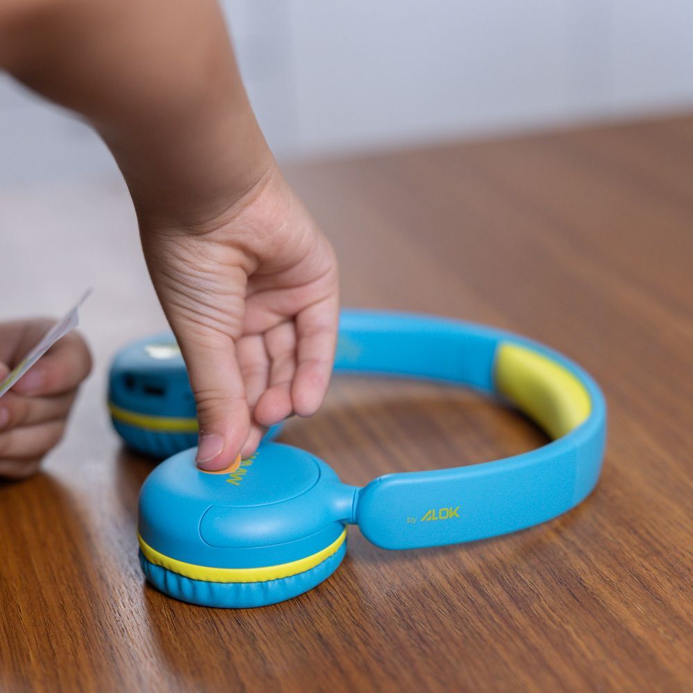 Fone de Ouvido Bluetooth Kids Waaw Joy 200 Azul