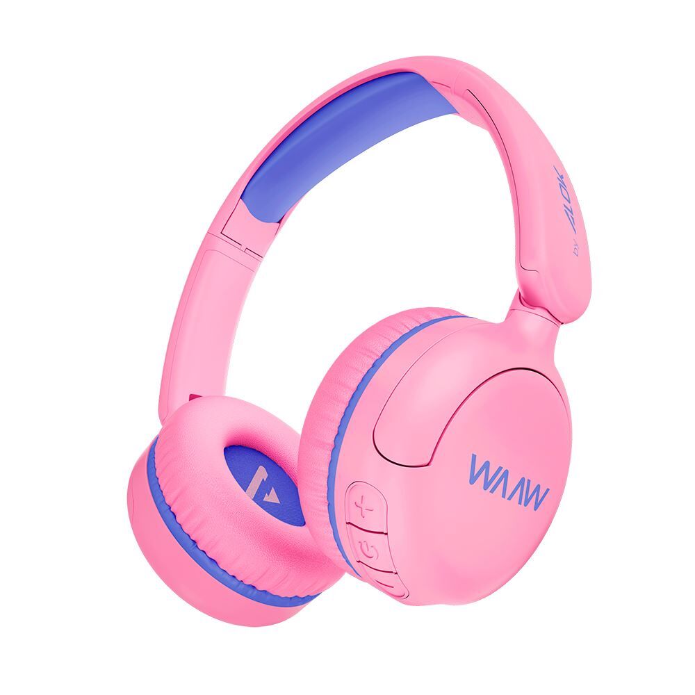 Fone de Ouvido Bluetooth Kids Waaw Joy 200 Rosa