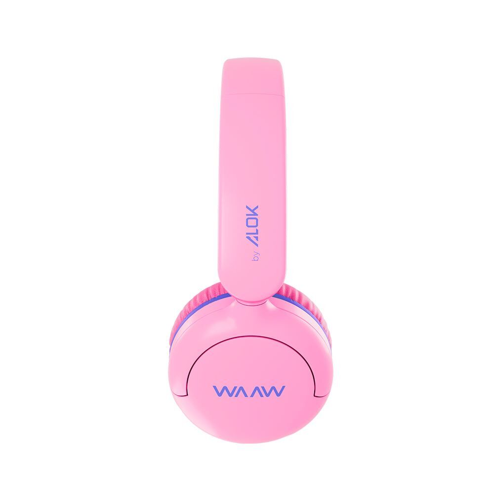 Fone de Ouvido Bluetooth Kids Waaw Joy 200 Rosa