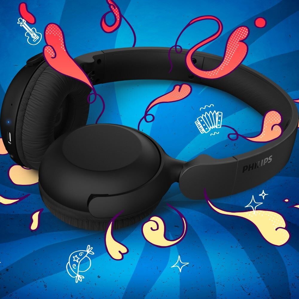 Fone de Ouvido Philips Headphone Bluetooth Tah2209bk - Preto