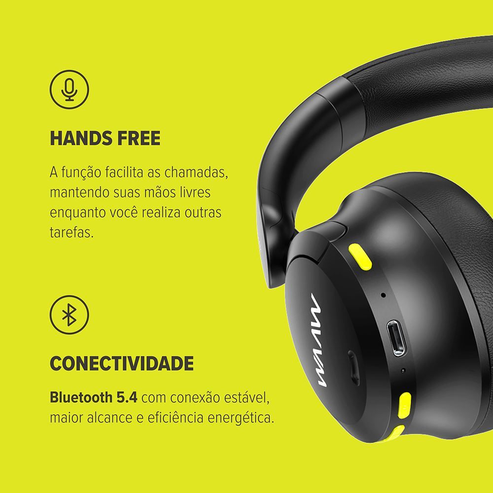 Fone de Ouvido Waaw Headphone Bluetooth Essence 200