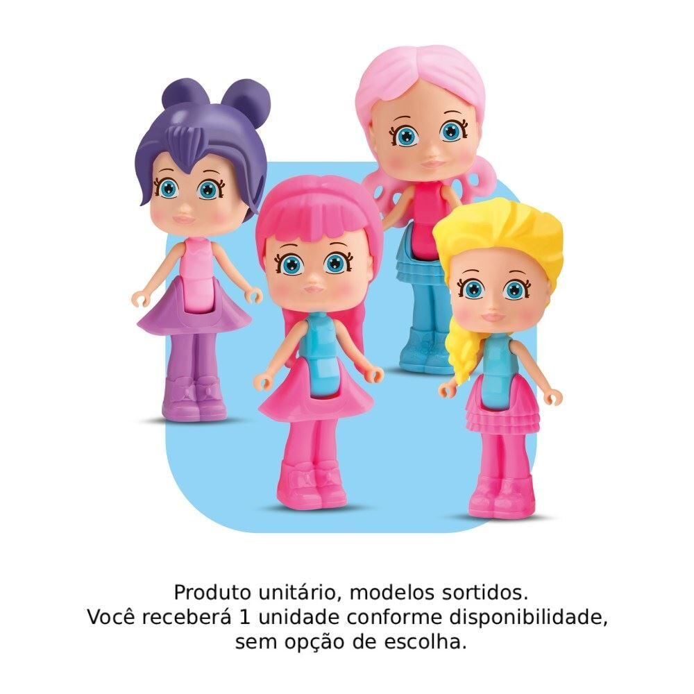 Brinquedo Carro Food Truck Diver com Boneca e Massinha Divertoys - sortido