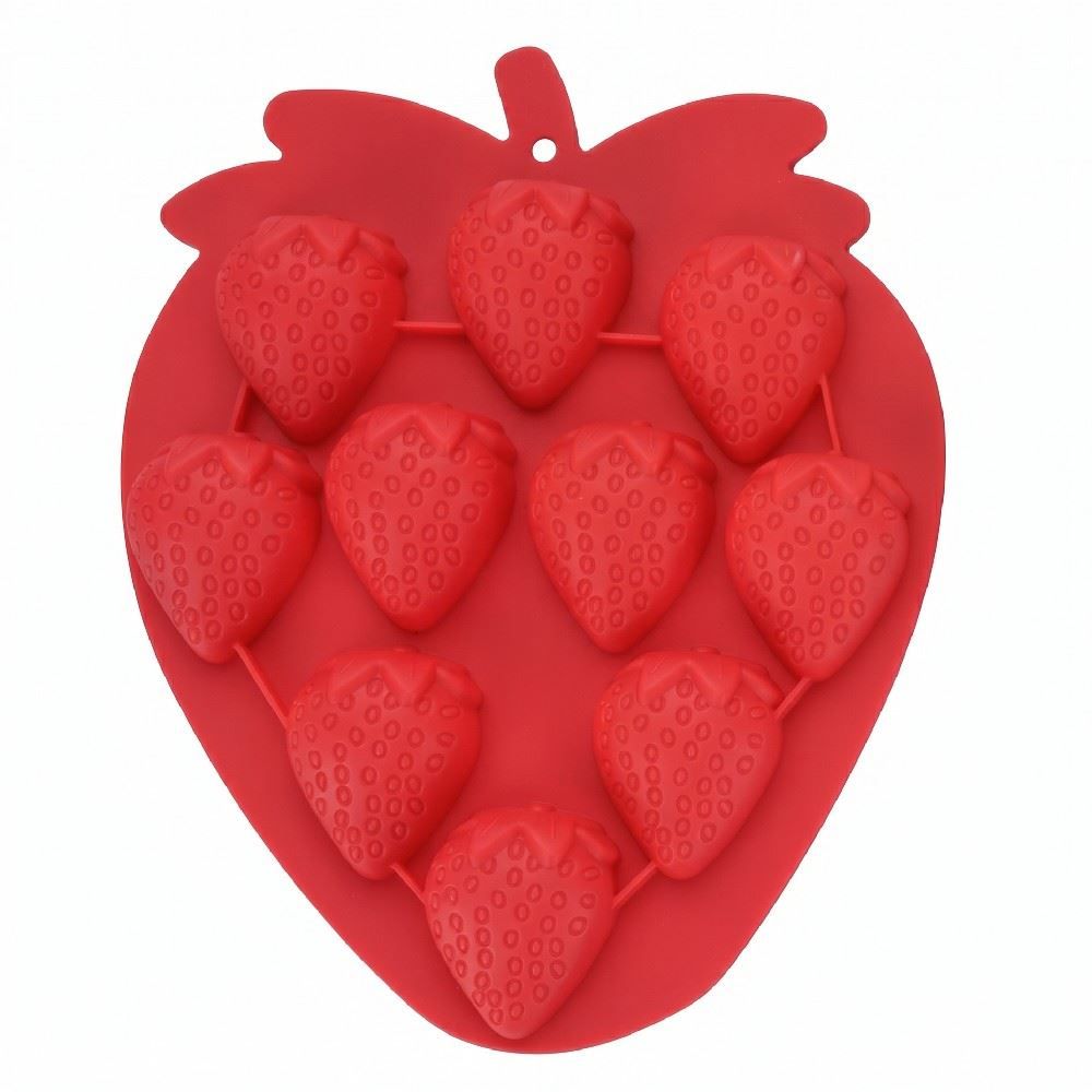Forma de Silicone Morango 19 cm Havan Casa