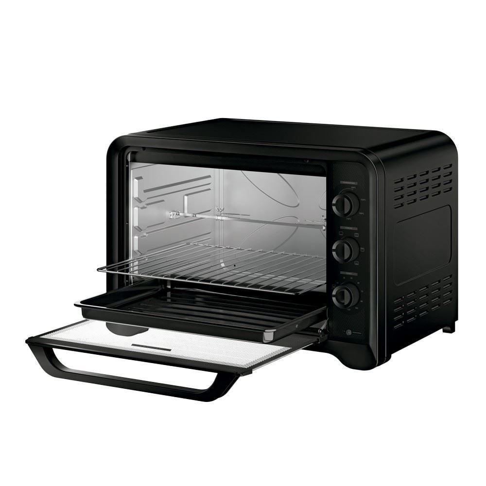 Forno Elétrico de Bancada Pratiko 70 Litros Com Espeto
