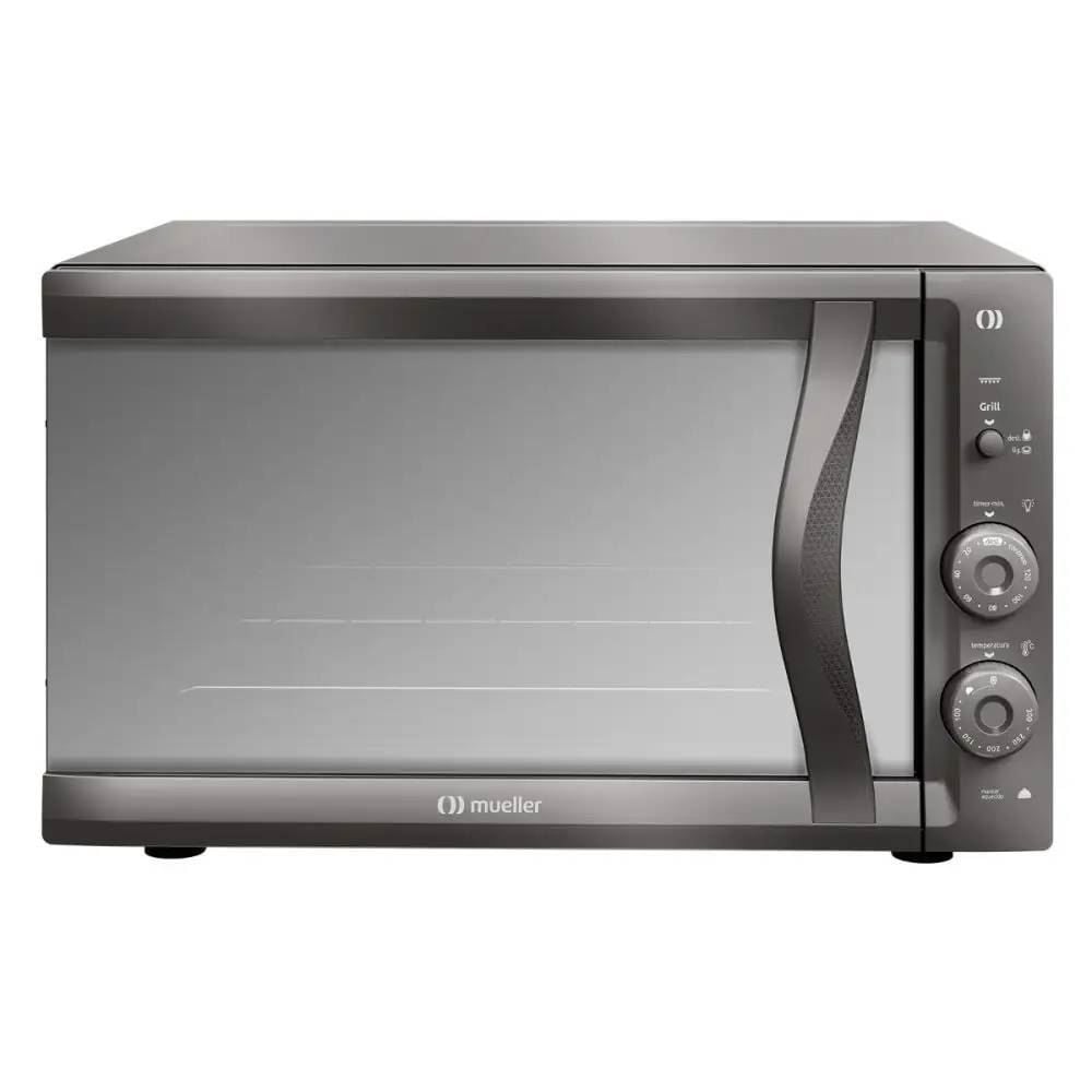 FORNO ELÉTRICO MUELLER MFB50F 50 LITROS ESPELHADO COM GRILL