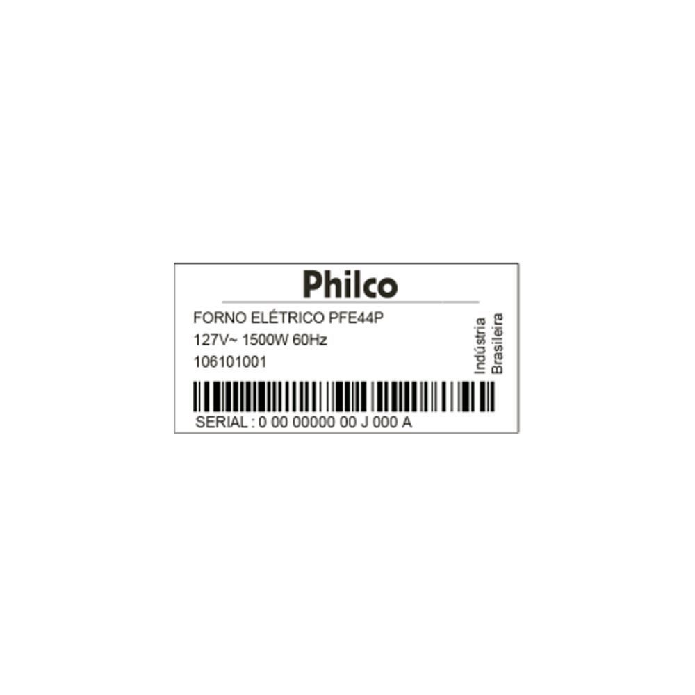 Forno Elétrico Philco 44 Litros Dupla Resistência PFE44P