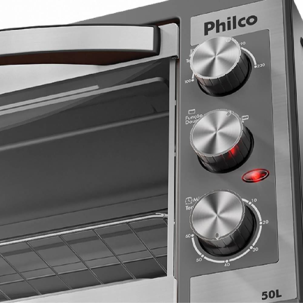 Forno Elétrico Philco 50 Litros Dupla Resistência PFE52P