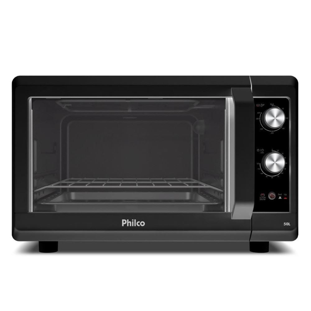 Forno Elétrico Philco 50 Litros Preto Autolimpante PFE56A