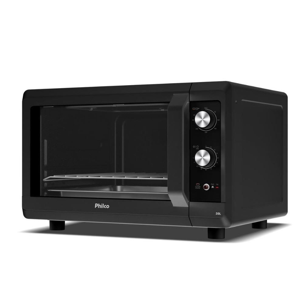 Forno Elétrico Philco 50 Litros Preto Autolimpante PFE56A