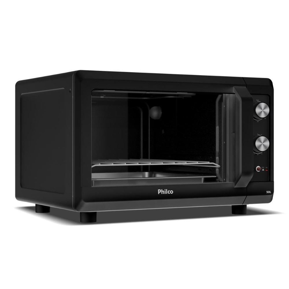 Forno Elétrico Philco 50 Litros Preto Autolimpante PFE56A
