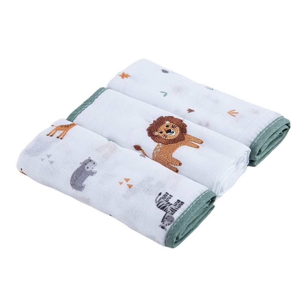 Fralda Estampada com 3 Peças Havan Baby - Selva