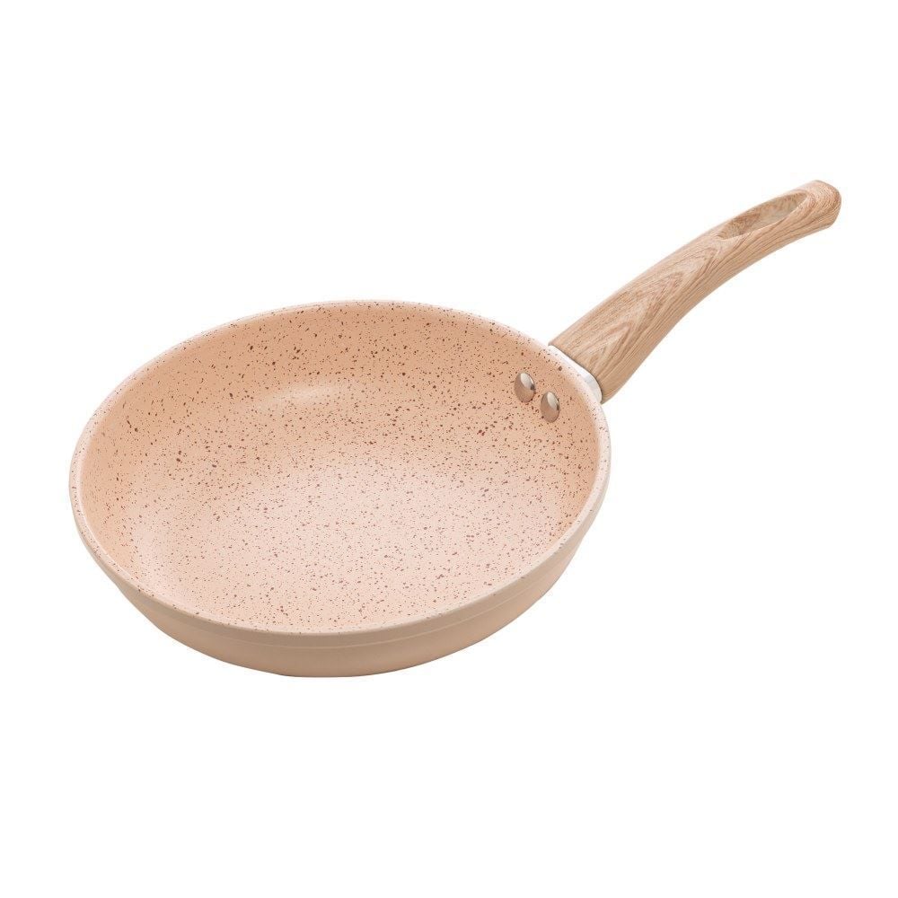 Frigideira De Indução Alumínio Revestida Cerâmica Granilite Lyor 1 Litro - Bege