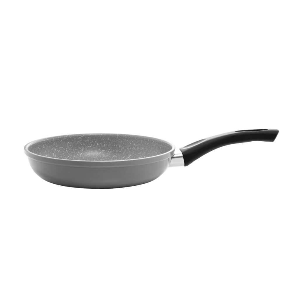 Frigideira De Indução Alumínio Revestida Cerâmica Granilite Lyor 1 Litro - Cinza