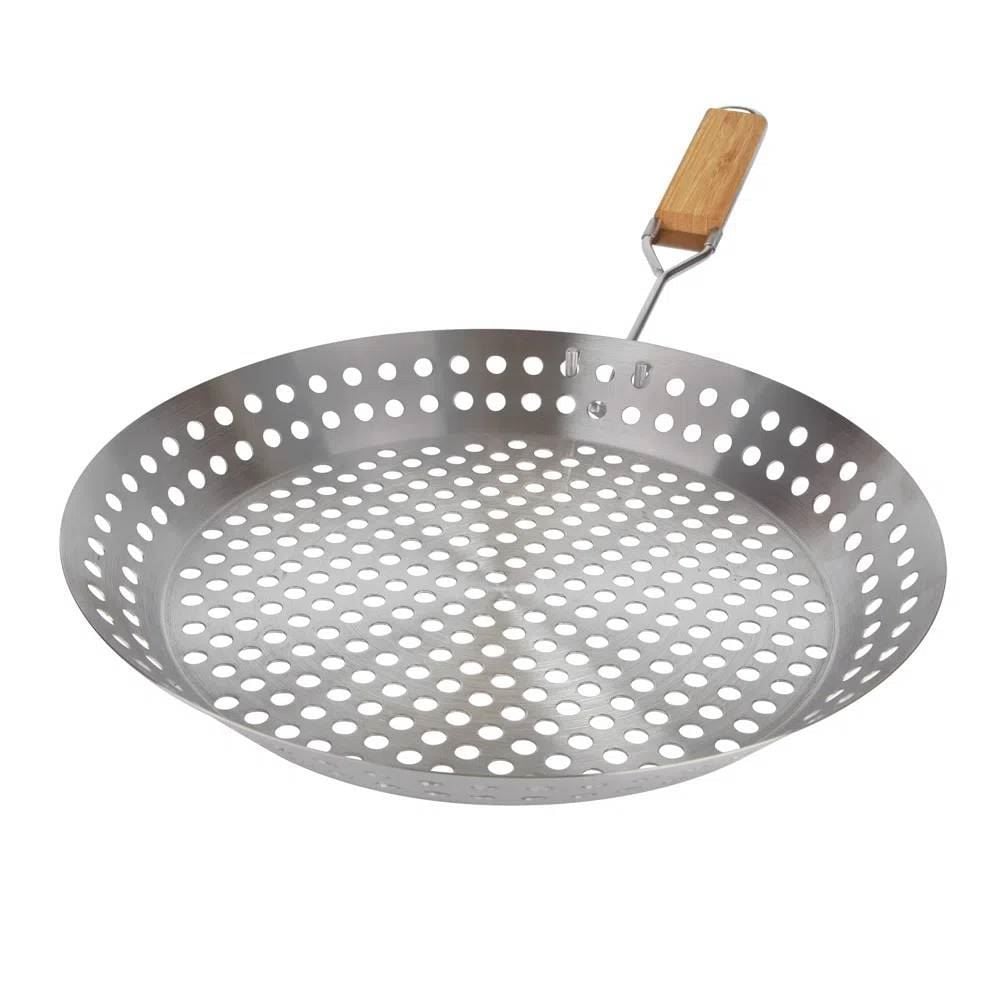 Frigideira Inox Mor Para Grelhar 2 Em 1 - 003375