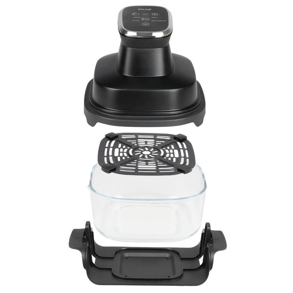 Fritadeira Air Fryer Klicke Cesto de Vidro 4 Litros