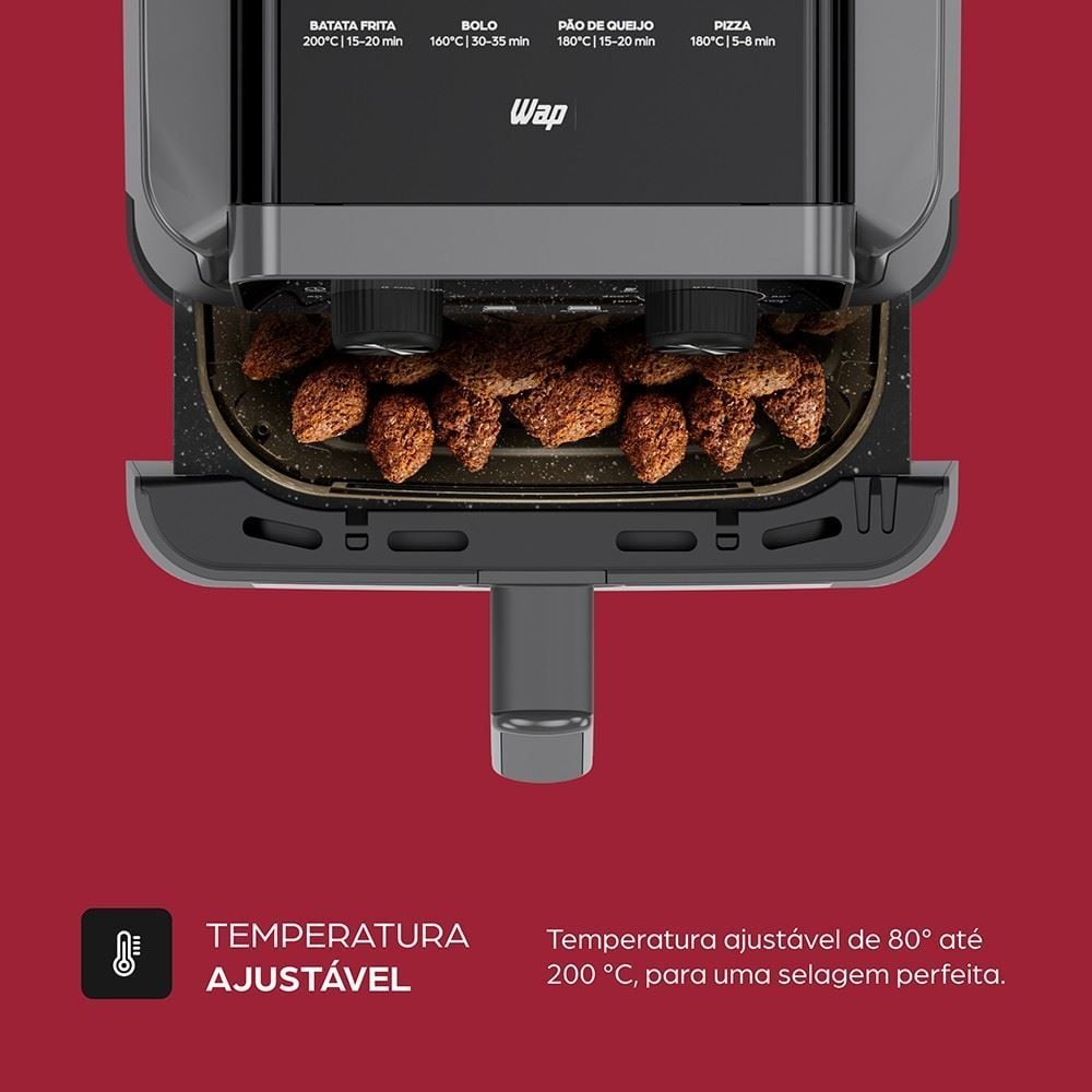 Fritadeira Air Fryer Wap AF02 6 Litros Com Desligamento Automático