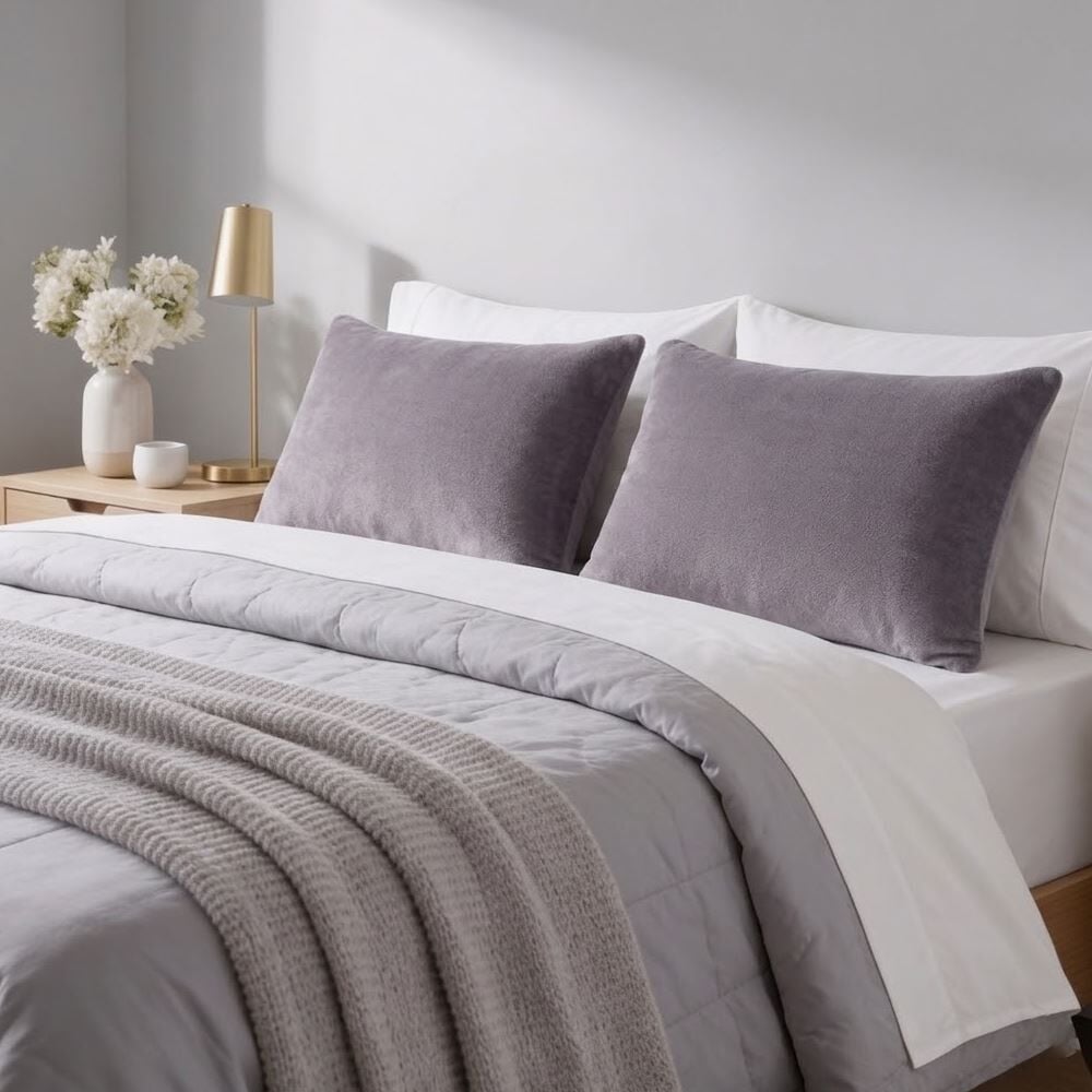 Fronha Avulsa Plush Havan Casa 1 Pç - Cinza Cromo