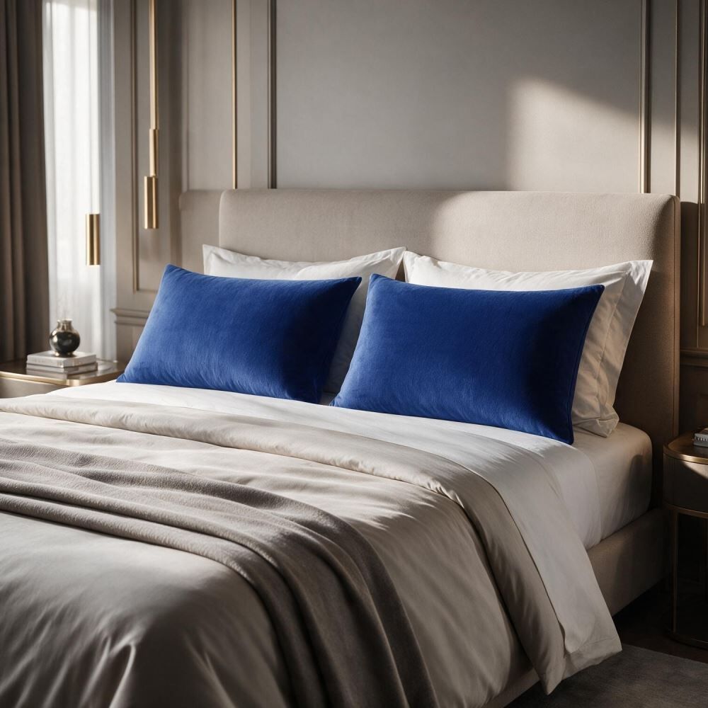 Fronha Avulsa Plush Havan Casa 1 Pç - Azul Mariner