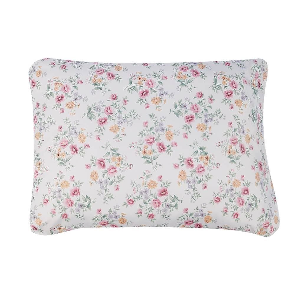 Fronha Avulsa Microfibra Estampada 100% Poliéster Havan Casa - Luz Flowers Verde