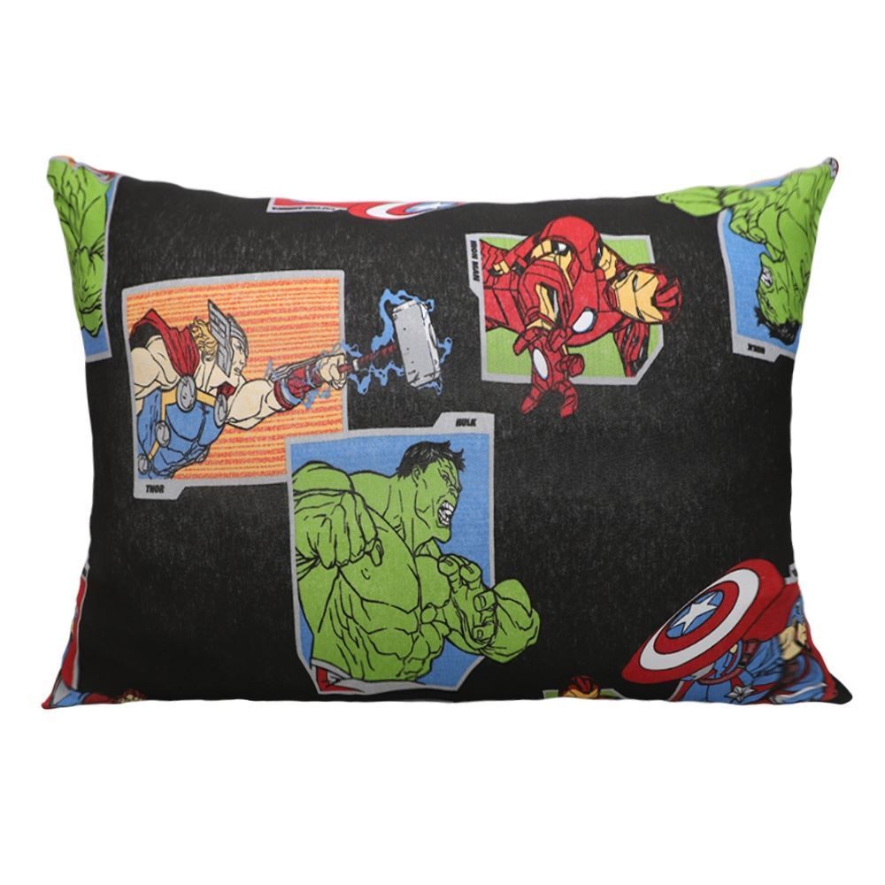 Fronha Avulsa Infantil 100% Algodão Marvel 1 Pç - Avengers Comics