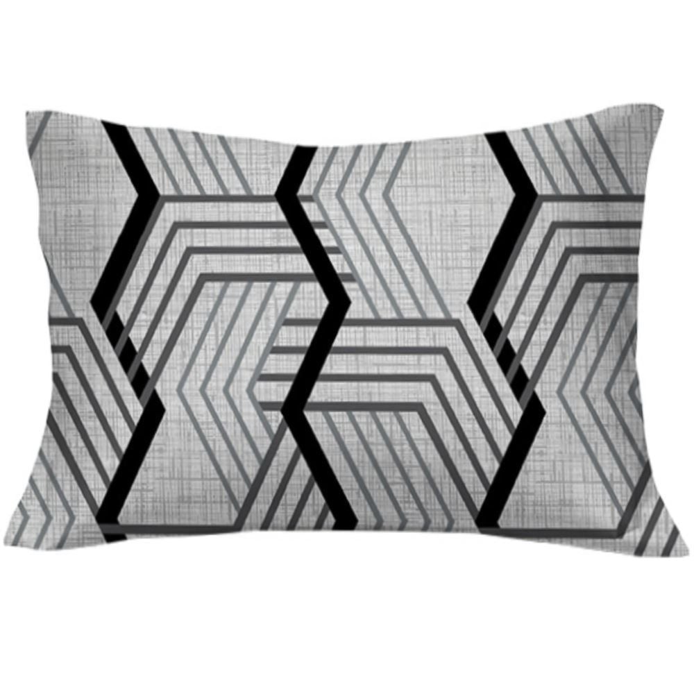 Fronha Avulsa Malha Estampada Havan Casa - Carbon Preto