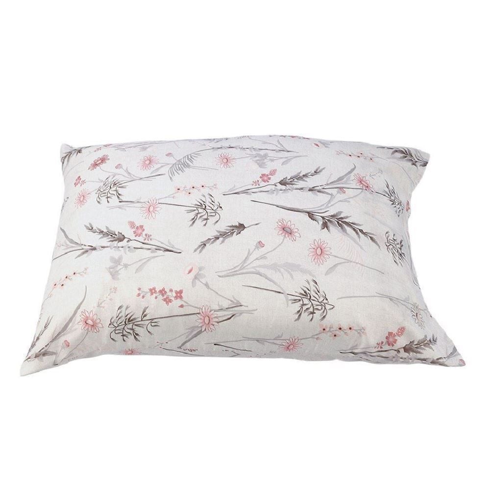 Fronha Avulsa Microfibra Estampada Havan Casa - Ofélia Flor Rosa