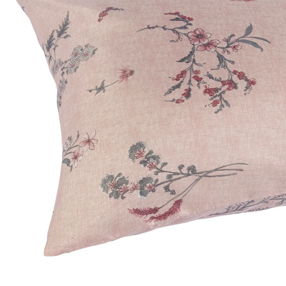 Fronha Avulsa Microfibra Estampada Havan Casa - Sadi Flowers Rosa