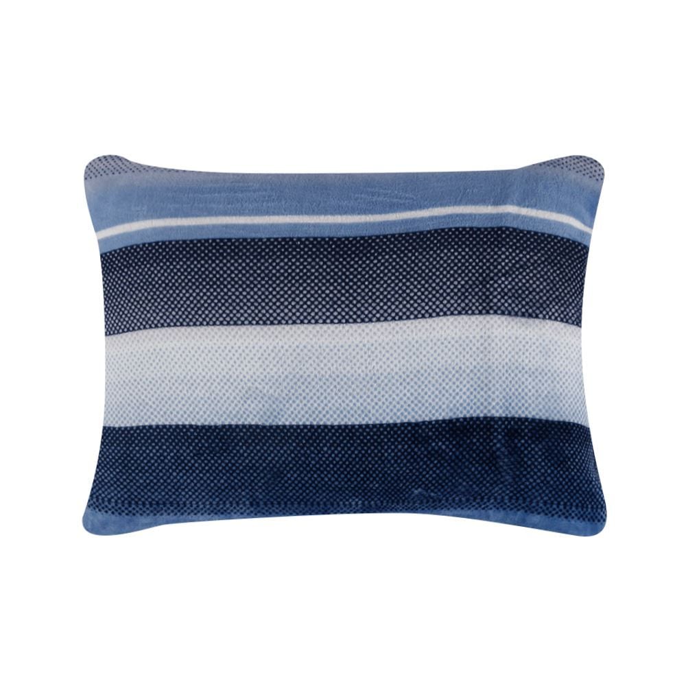 Fronha Avulsa Plush Estampada 50Cmx70cm Havan Casa - Theo Azul