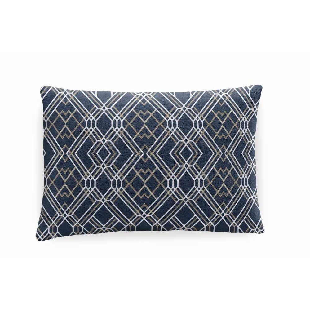 Fronha Avulsa Plush Estampada 50Cmx70cm Havan Casa - Taylor Azul