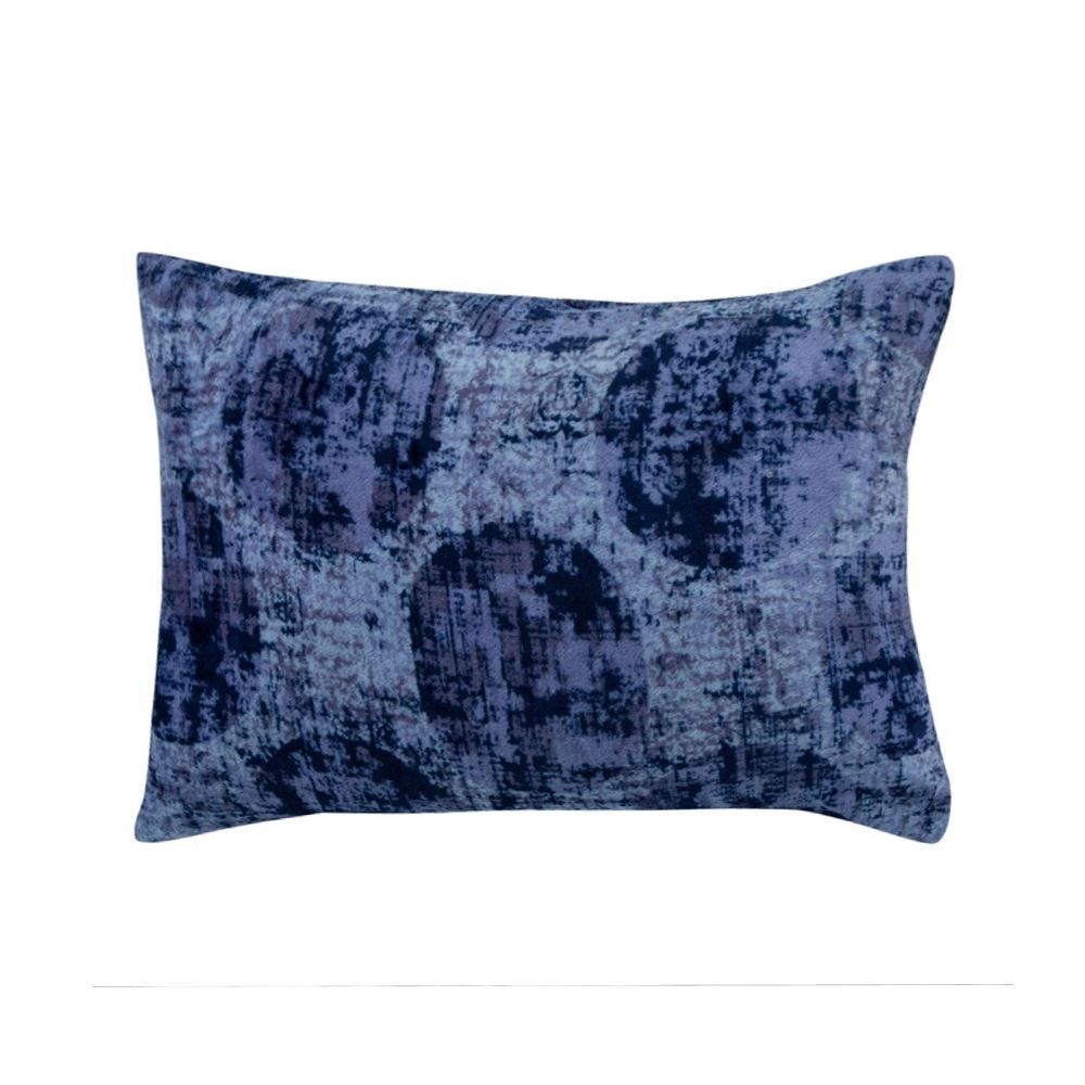 Fronha Avulsa Plush Estampada 50Cmx70cm Havan Casa - Bubbles Azul