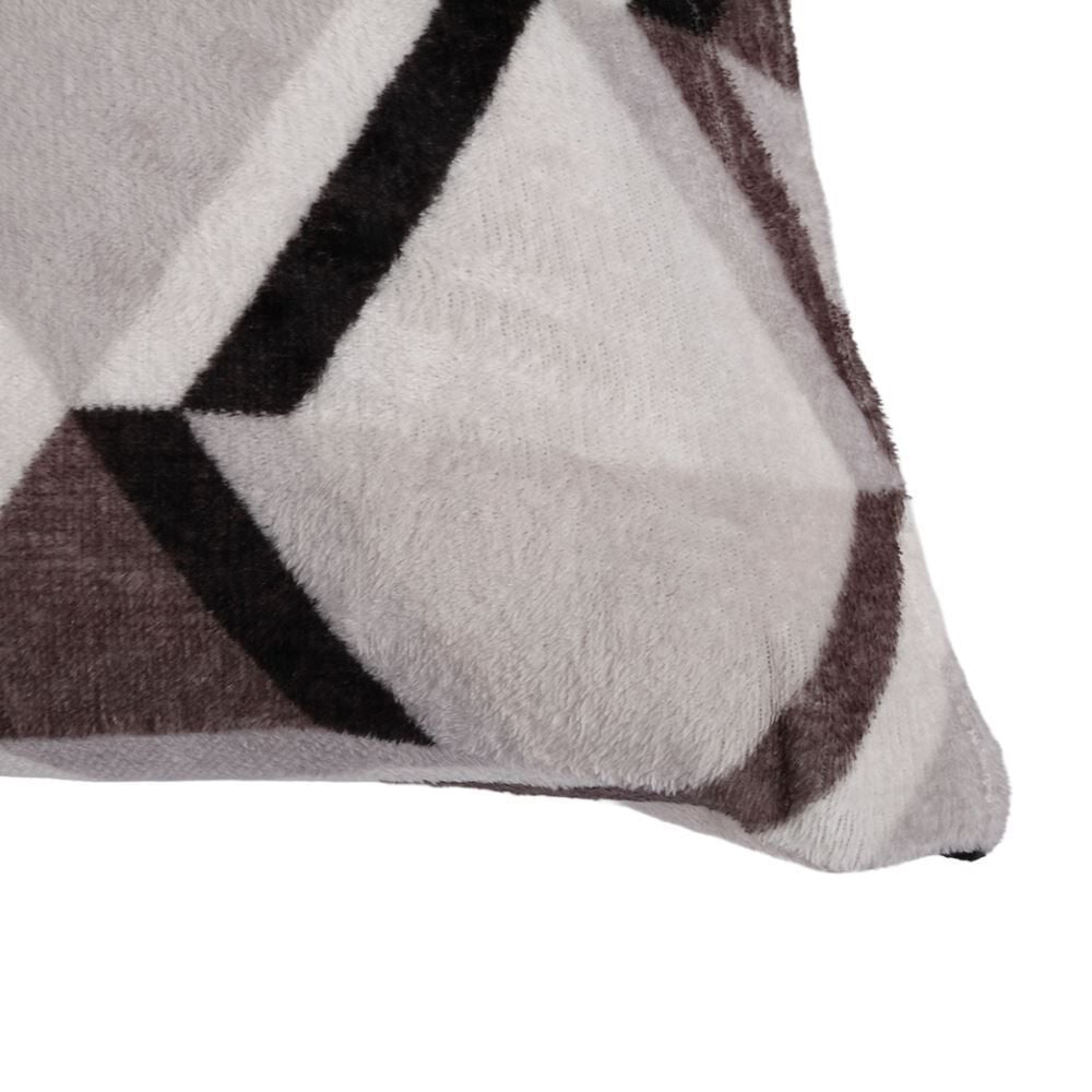 Fronha Avulsa Plush Estampada 50Cmx70cm Havan Casa - Ravi Cinza