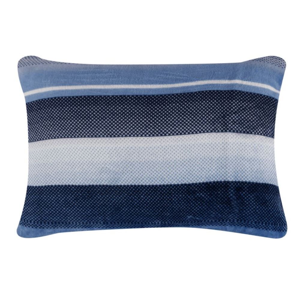 Fronha Avulsa Plush Estampada 50Cmx70cm Havan Casa - Theo Azul