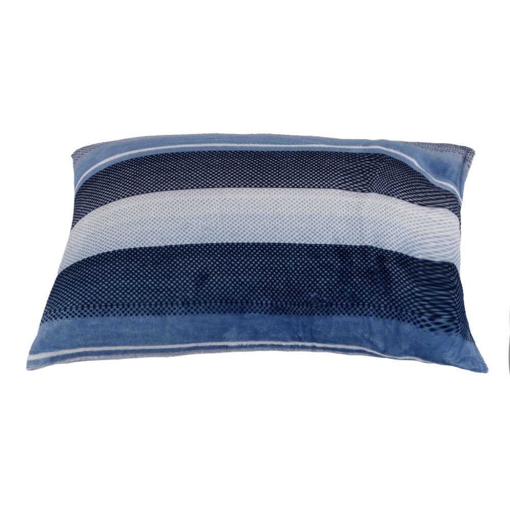 Fronha Avulsa Plush Estampada 50Cmx70cm Havan Casa - Theo Azul