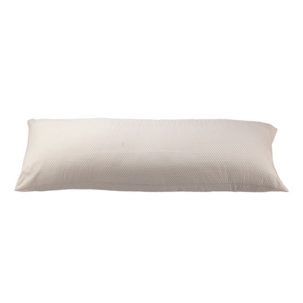 Fronha de Travesseiro Corporal 40Cm X 1,30M Buona Fortuna - Poa/Cru