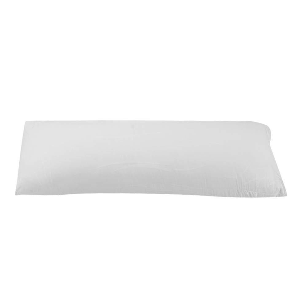 Fronha de Travesseiro Corporal 40Cm X 1,30M Buona Fortuna - Branco Liso 