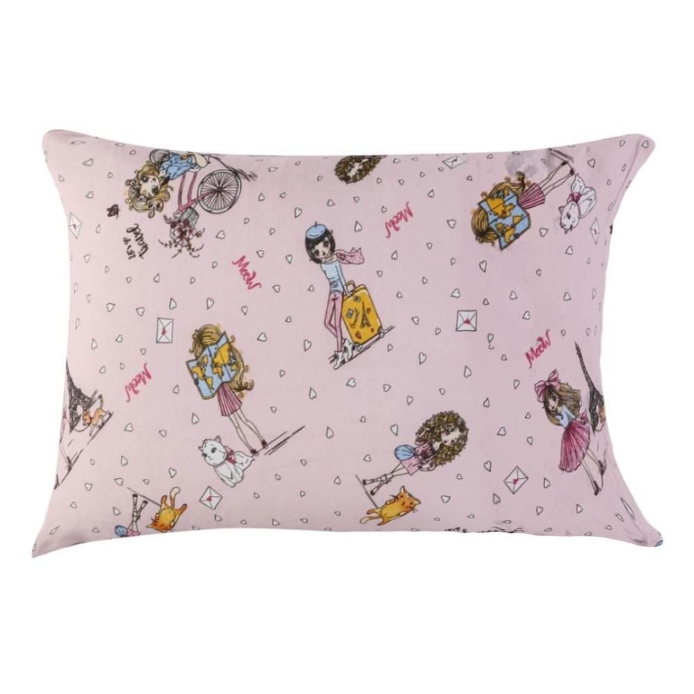 Fronha Infantil 100% Algodão Estampada Havan Kids - Friends In Paris