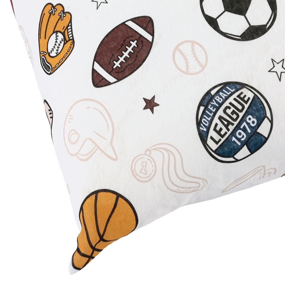 Fronha Infantil 100% Algodão Estampada Havan Kids - Esportes
