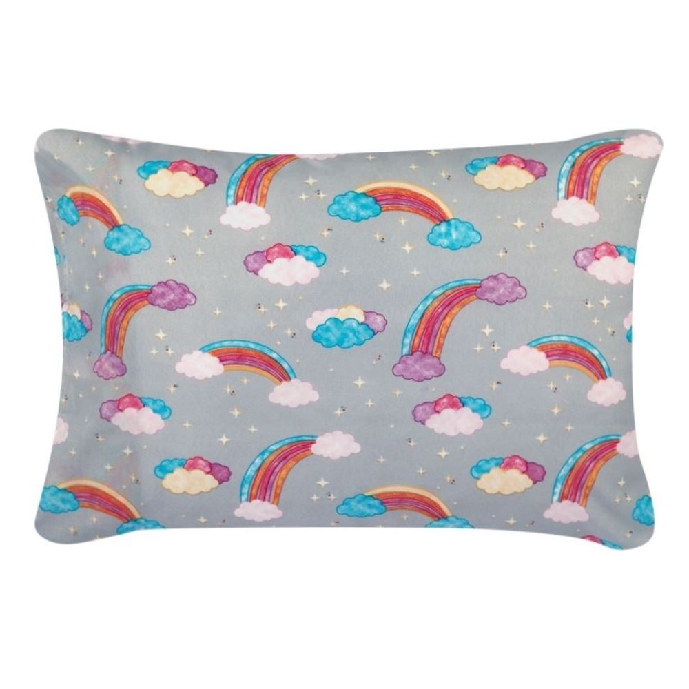 Fronha Avulsa Infantil Microfibra Havan Kids 1 Pç - Rainbow Cinza