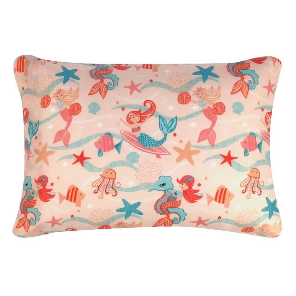 Fronha Avulsa Infantil Microfibra Havan Kids 1 Pç - Sereia Kids Salmão
