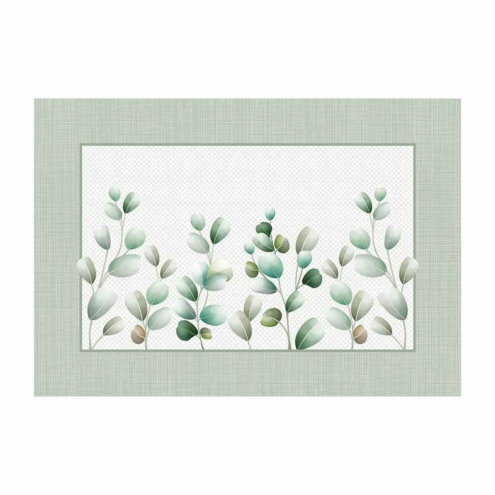 Fundo De Prato 45 X 31 Cm Clean Renova Döhler - Folhas Verdes