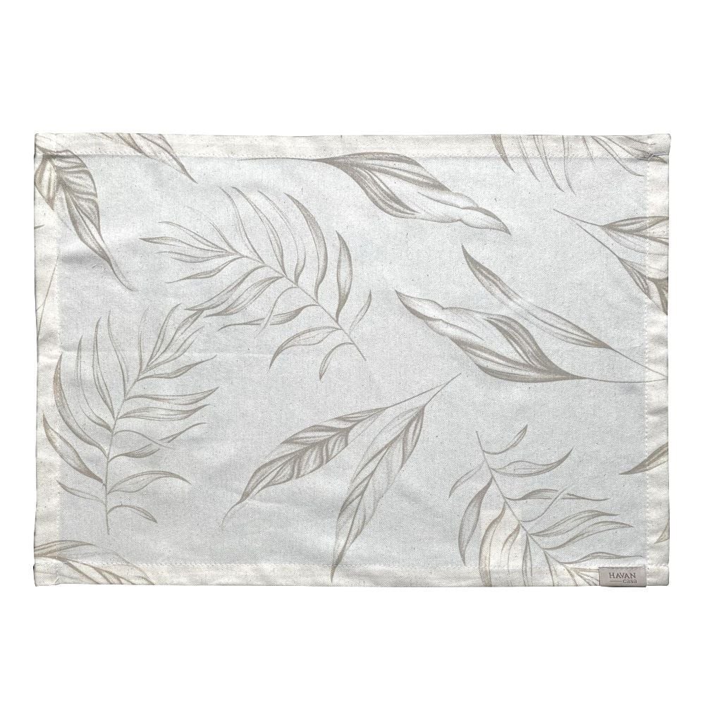 Fundo de Prato Verona 50Cm X 35Cm Havan Casa - Folhagens