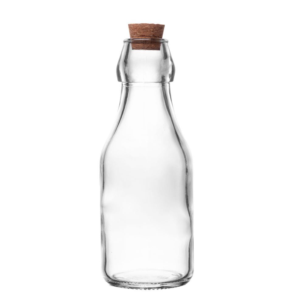 Galheteiro De Vidro Com Tampa De Cortiça Olivetto Lyor - 120Ml