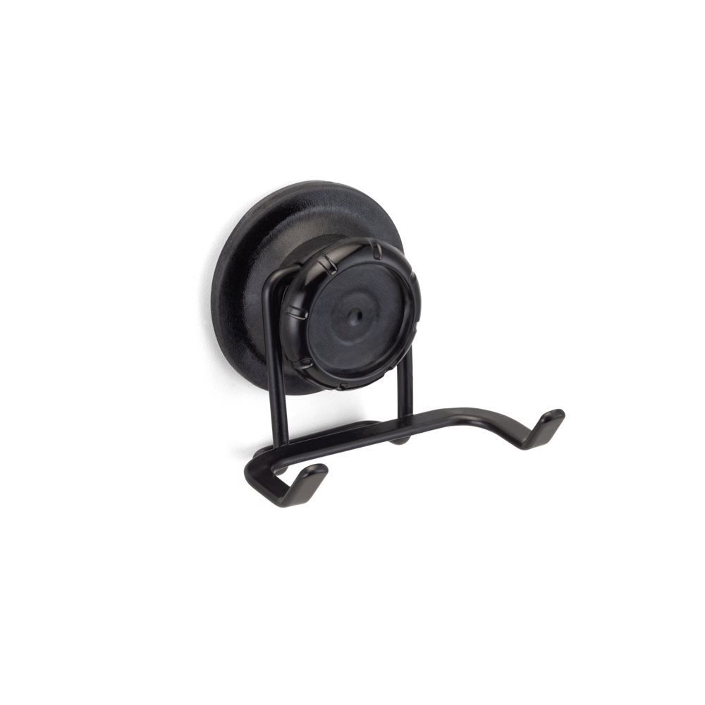 Gancho Duplo Ventosa Black Arthi - Preto