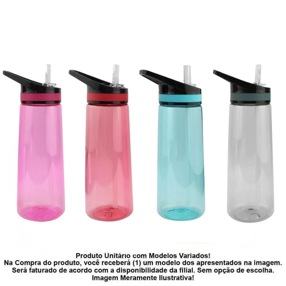 Garrafa Squeeze Aerobic Moment 900Ml - Sortido