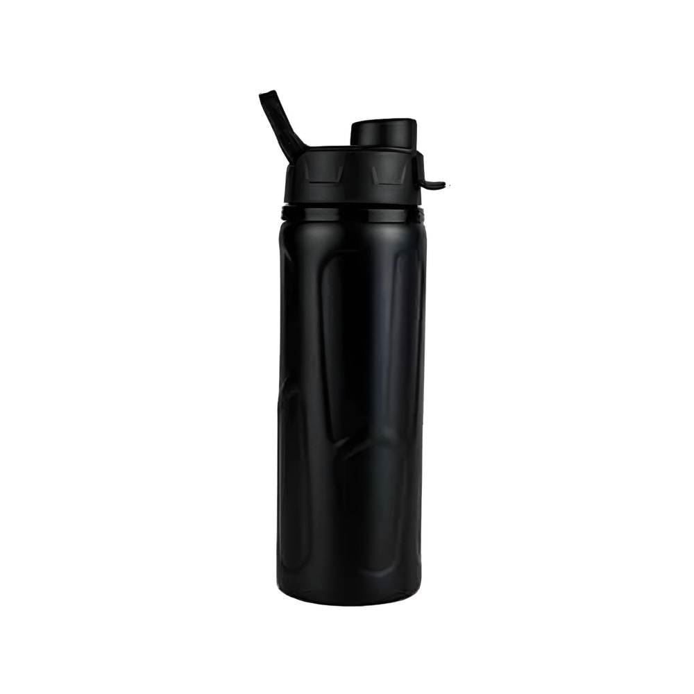Garrafa Squeeze Aluminio com Alça Glay Wellmix 700Ml - Preto